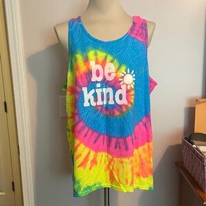 Tie-Dye 'Be Kind' Tank Top